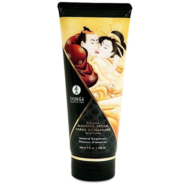 Shunga - Sød mandelmassagecreme 200 Ml