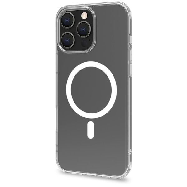 Gelskinmag TPU Cover MagSafe -yhteensopiva iPhone 16 Pro Max Transparent