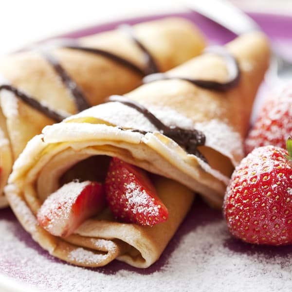 Crêpes form støbt aluminium sort 25 cm