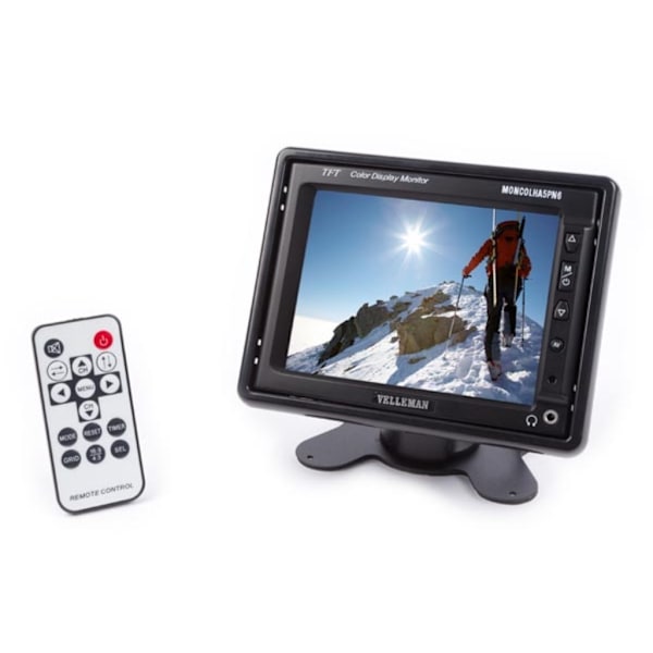 5,6" Tft LCD-skärm med fjärrkontroll