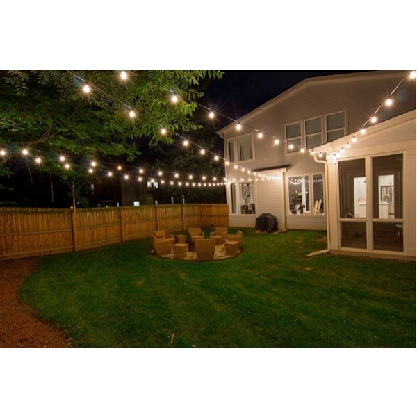 Solar Garden String Lights, 50 LED varmvita, 7m