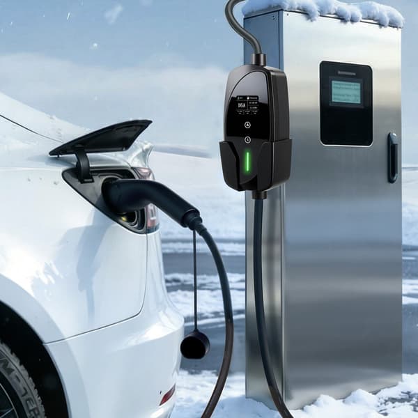 Bärbar elbilsladdare typ 2 11 kW 16A, 8 m kabel
