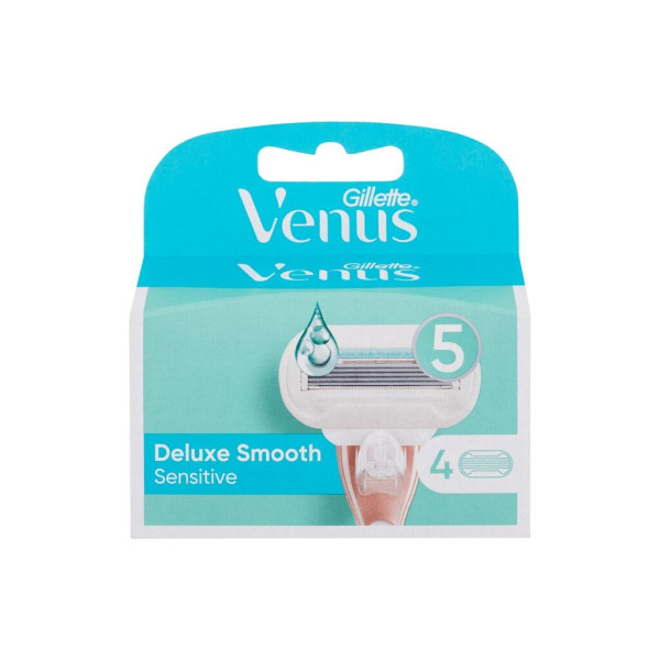 Gillette - Venus Deluxe Smooth Sensitive - For Women, 4 pc