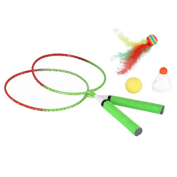 Sulkapallosetti, 2 mailaa + sulkapallot + pallot, juniori
