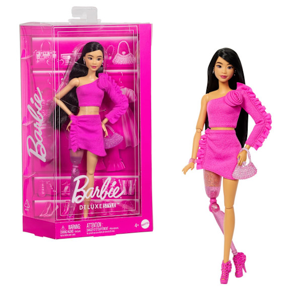 Barbie Deluxe Mustat Hiukset