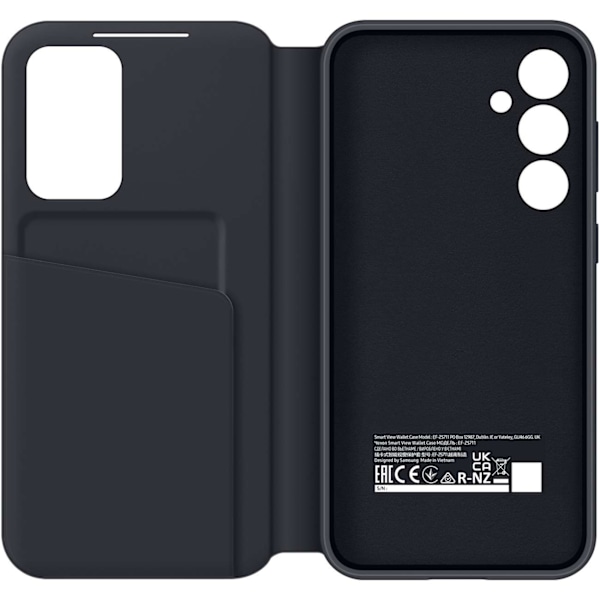 Originalfodral för Samsung Galaxy S23 FE kortficka Smart View Wallet svart