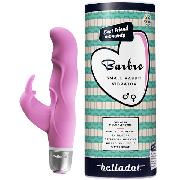 Barbro pieni kani vibraattori pinkki