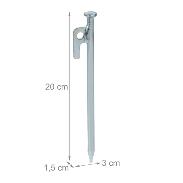 20 cm telttakiilat 12 kappaletta