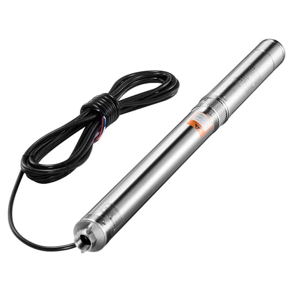 Dykpumpe til dyb brønd, 550W 230V, 65 L/min, rustfrit stål