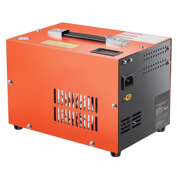 PCP luftkompressor 4500 PSI, AC-DC, ventilatorkøling, manuel stop