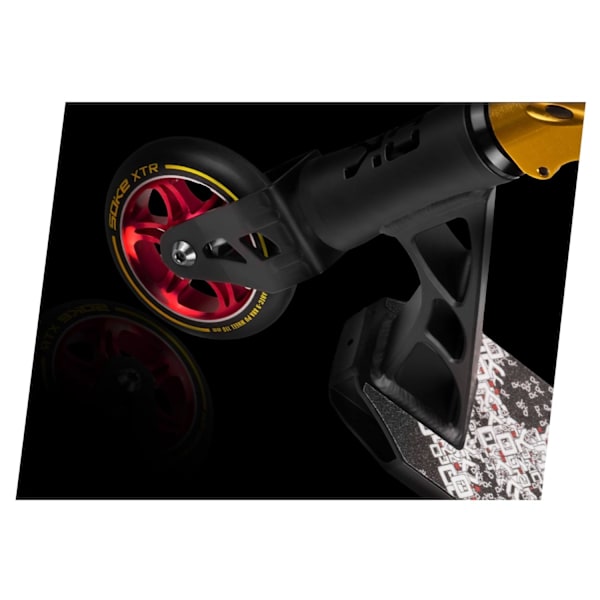 Professionel Trick Scooter SOKE XTR Sort-Gul