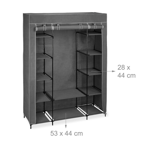 XXL stof garderobe