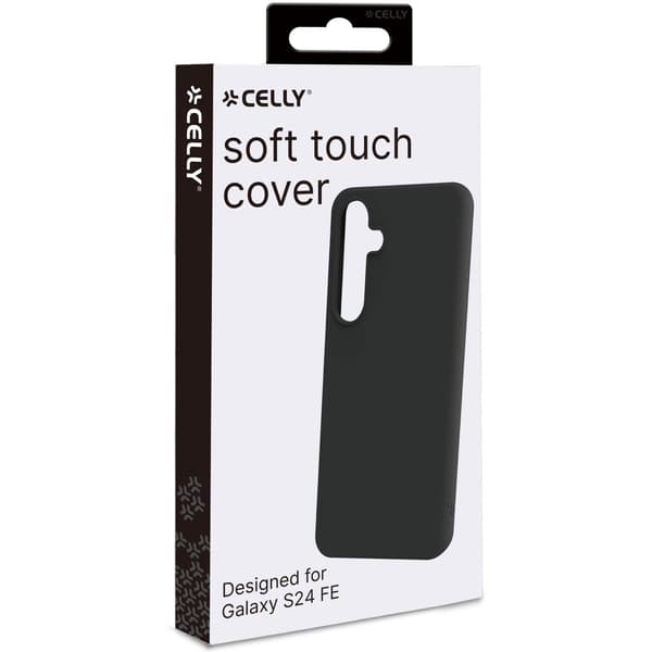 Cromo Soft gummi cover Galaxy S24 FE Sort