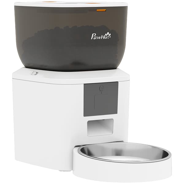 Automatisk kattefoderautomat, 4L, WiFi-appstyring, stemmestyring