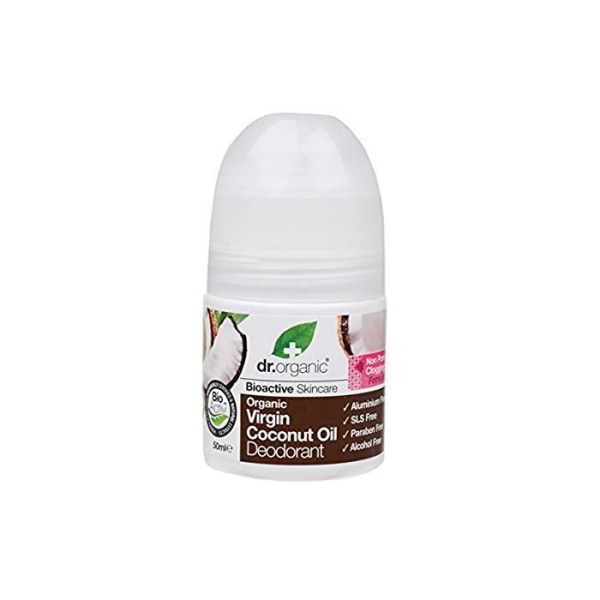 Dr Organic Virgin Coconut Oil Deodorant Roll On 50ml