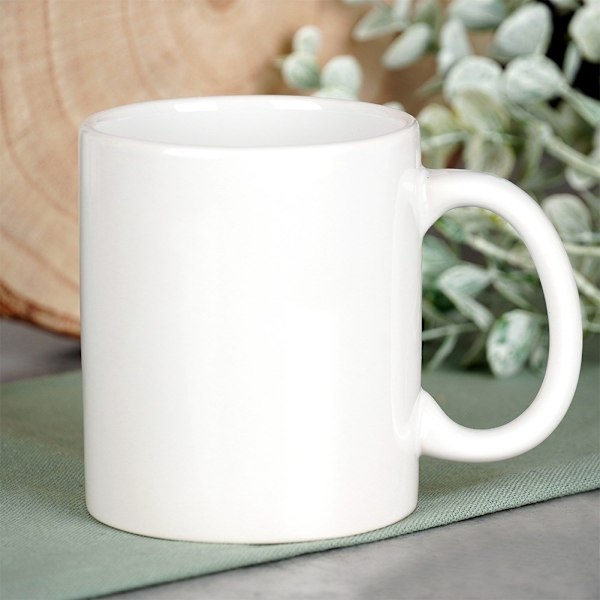Keramisk krus hvid 330 ml