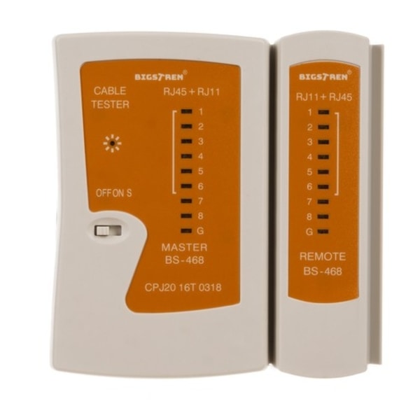 RJ45/RJ11 kabeltester Bigstren 22166