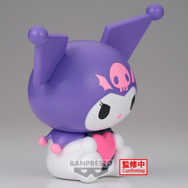 Kuromi Softmates figur, 14 cm samlelegetøj