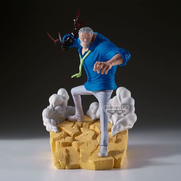 One Piece Monkey D. Garp figur, 19 cm samlarleksak