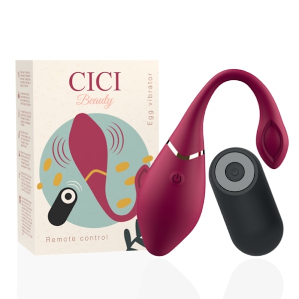 Cici Beauty - Premium Silicone Egg Vibrator Fjärrkontroll