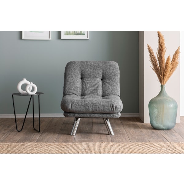 1-sits bäddsoffa Misa Small Solo - Ljusgrå