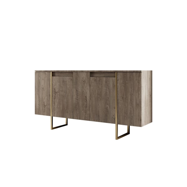 Console Luxe - Valnöt, Guld