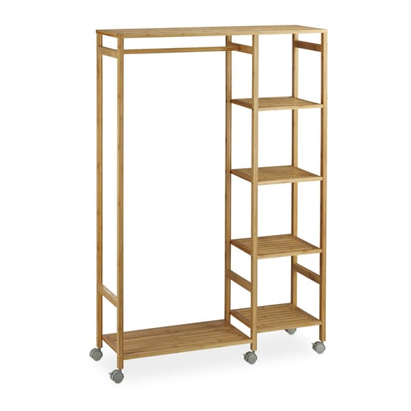 Rullegarderobe i bambus