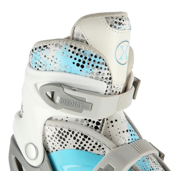 Inline/skøjter, 4-i-1, blå, størrelse M (35-38)