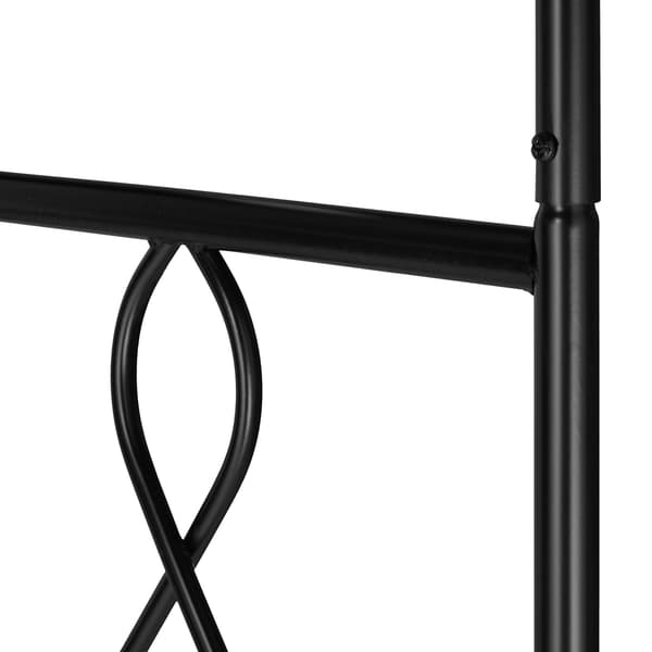 Metal Rose Arch i sort