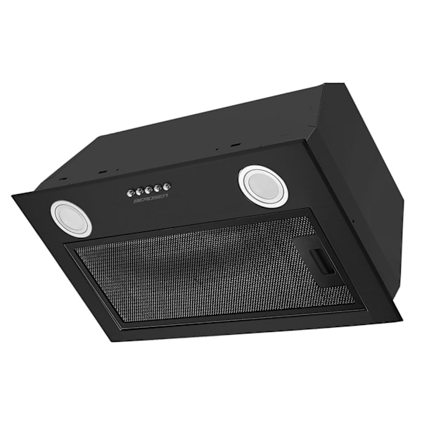 Sort Emhætte Underskab 60 cm BE-50
