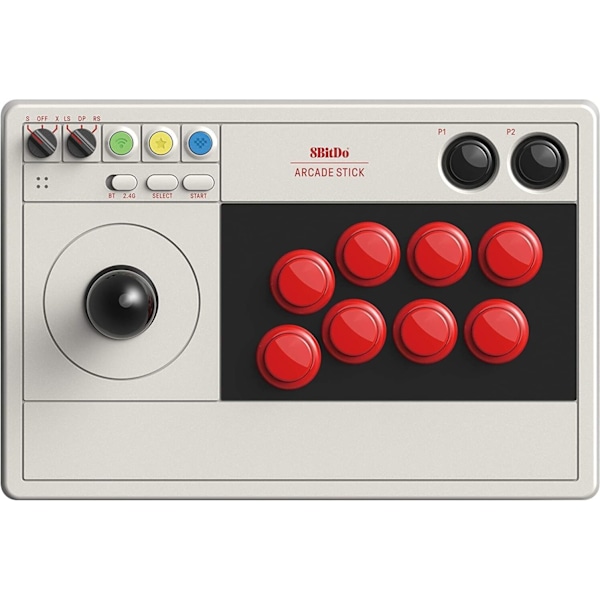 8BitDo Arcade Stick - spelkontroll, Switch / PC