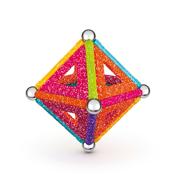Geomag Glitter Panels Recycled 35 Pcs