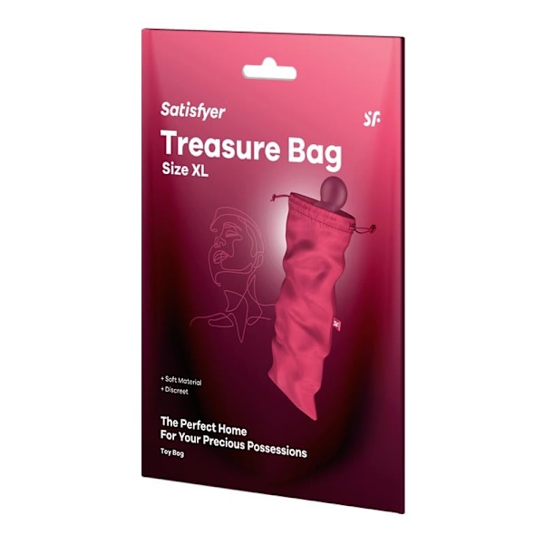 Legetaske Treasure Bag Størrelse XL Rød