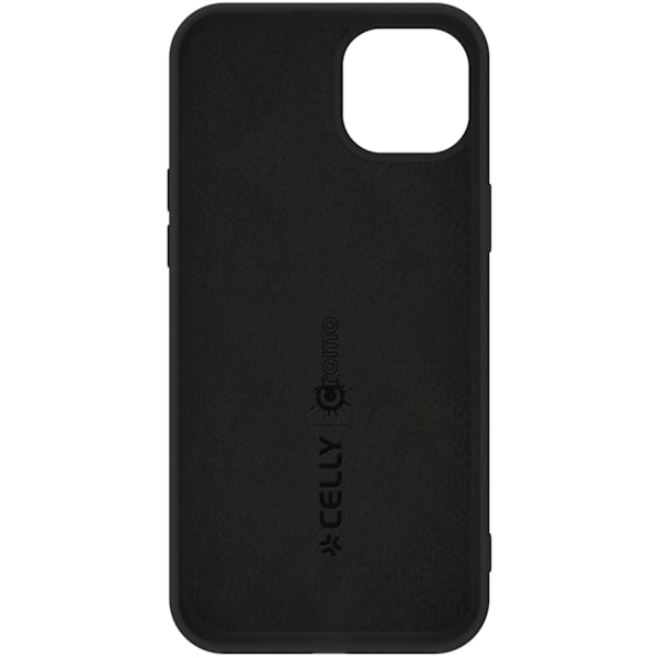 Cromo Soft gummi cover iPhone 15 Plus Sort