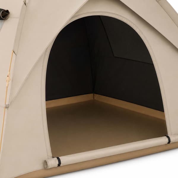 Pop-up campingtält för 3–4 personer med mörkläggningsfoder