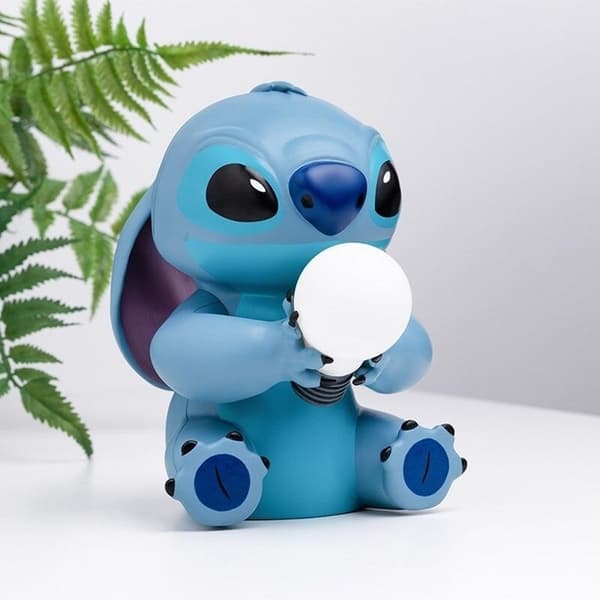 Stitch Bulb Lampe, 16 cm, ideel til børneværelser