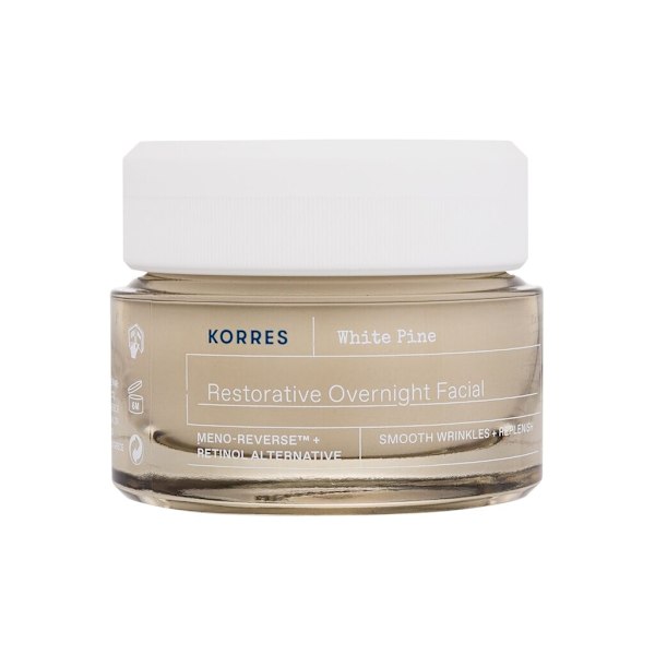 Korres - White Pine Restorative Overnight Facial Cream - For Women, 40 ml