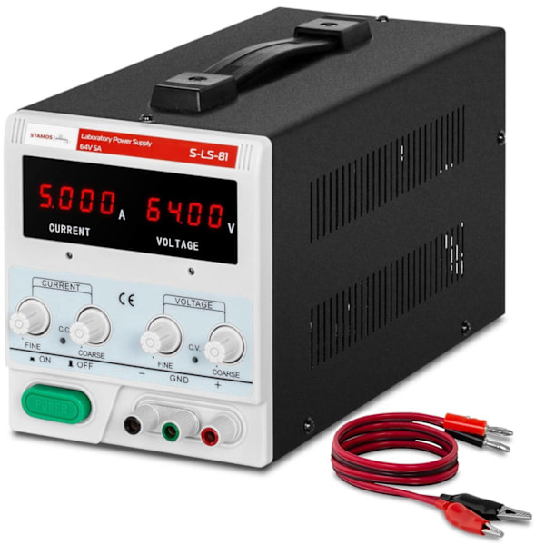 Laboratorieservice strömförsörjning 0-64 V 0-5 A 320 W
