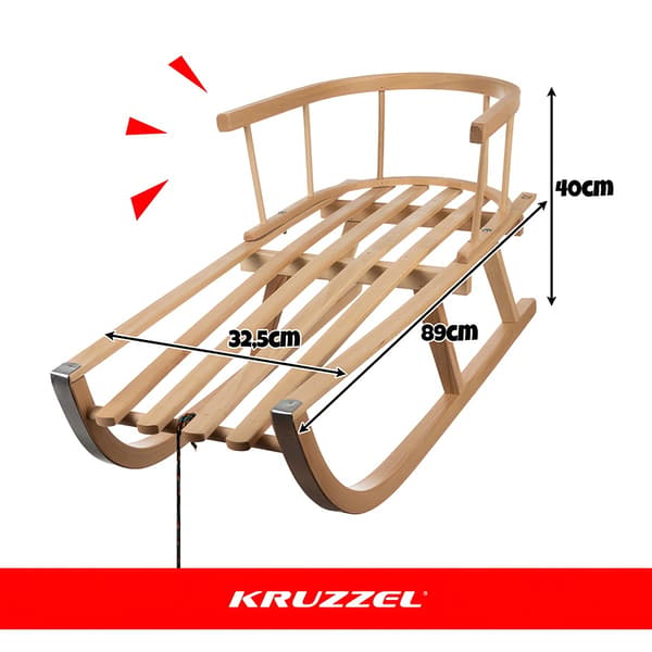 Träsläde Kruzzel 25217