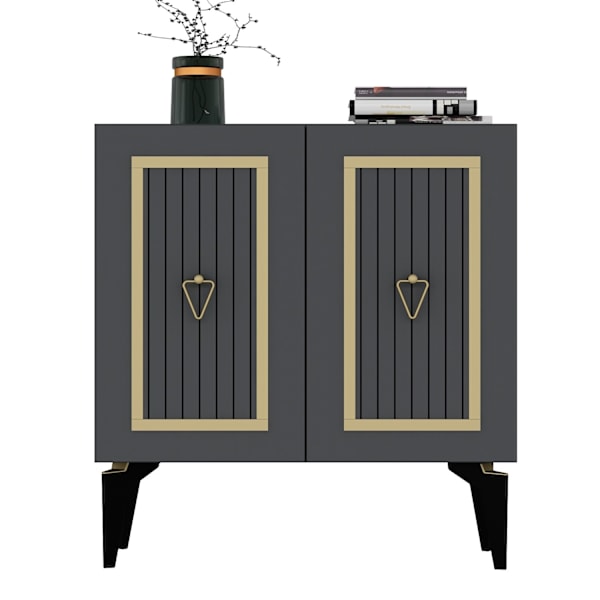 Console Capri - antracit, guld