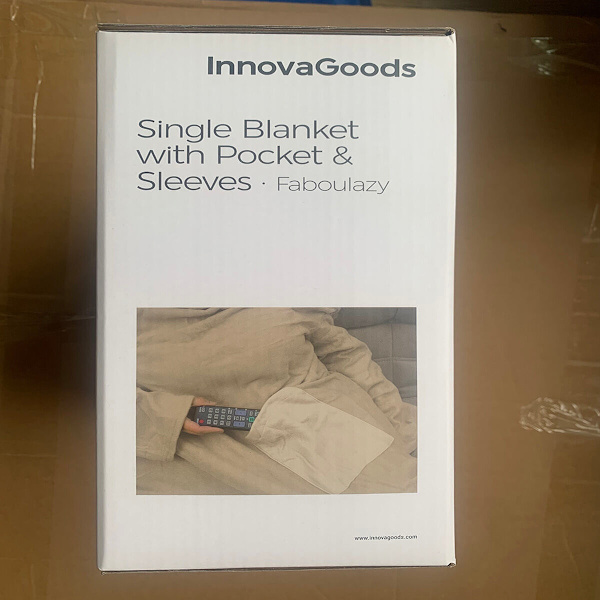 Enkeltærmet tæppe med central lomme Faboulazy InnovaGoods