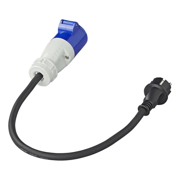 Adapterkabel 40cm fra Schuko stik til CEE