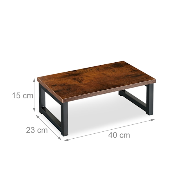 Monitorstativ i industrielt design