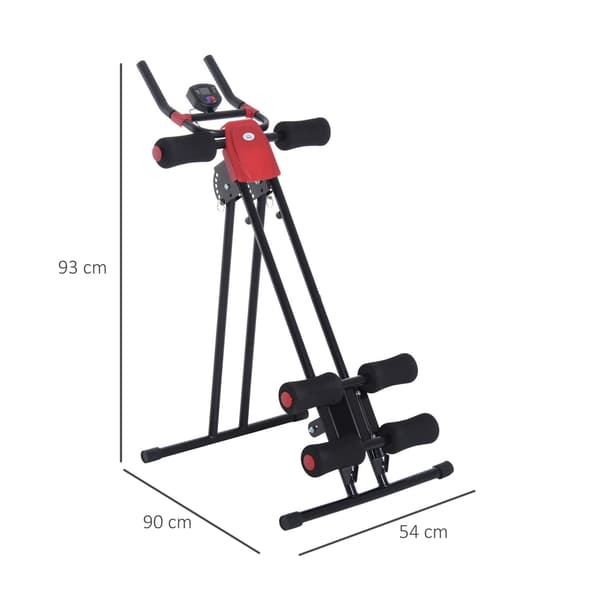Abdominal Trainer Back Trainer Home Trainer -Kuntolaite Lihasten Treenaajan Led-Näytöllä