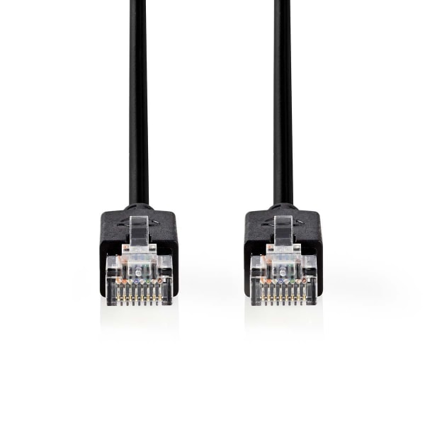 CAT5e nätverkskabel | U/UTP | RJ45 hane | RJ45 hane | 15.0 m | Rund | LSZH | Antracit | Kartong med fönster
