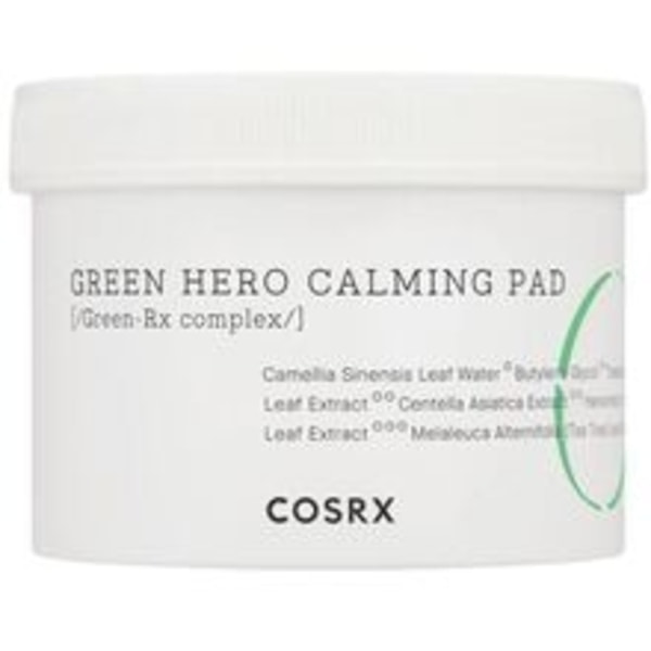 COSRX - One Step Green Hero Calming Pad - Zklidňující pleťové tampony 70 ks