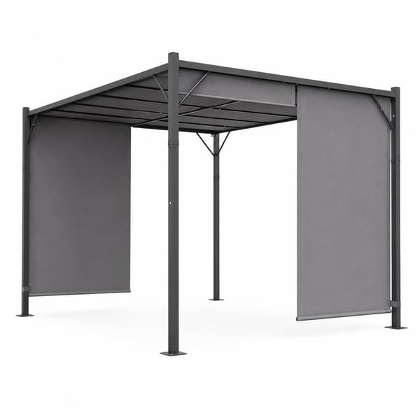 Stålpergola 3x4M med justerbart tak