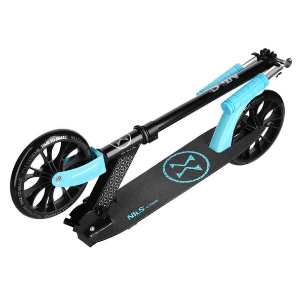 Sort sparkescooter, foldbar, letvægtsdesign