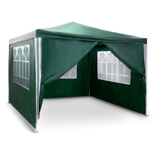 Grön trädgårdspaviljong 3x3m 4935