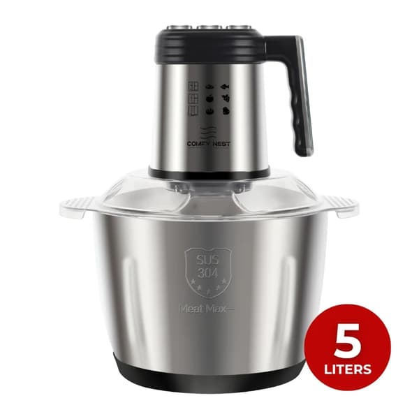 1000W multifunktionel foodprocessor, 5L kapacitet